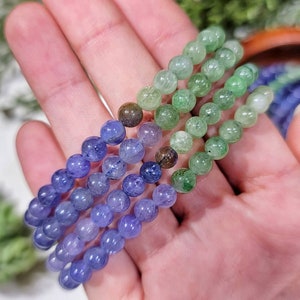 Hochwertige Tansanit und grüne Saphir Armbänder - Nr. 720