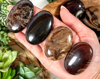 100% echte amberpalmsteen - zonnevlechtchakra - nr. 854