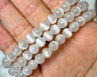 Selenite Bracelet - Crown Chakra - No. 704