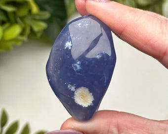 High Quality Blue Chalcedony Freeform - #1