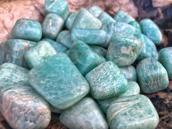 Amazonite Tumbled Stone Throat Chakra Amazontie Stones Etsy Amazonite Tumbled Stone Throat Chakra Amazontie Stones Etsy