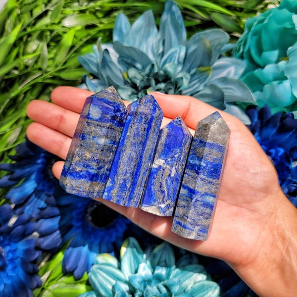 Lapis Lazuli Tower - Throat & Third Eye Chakra - Intuitively Selected