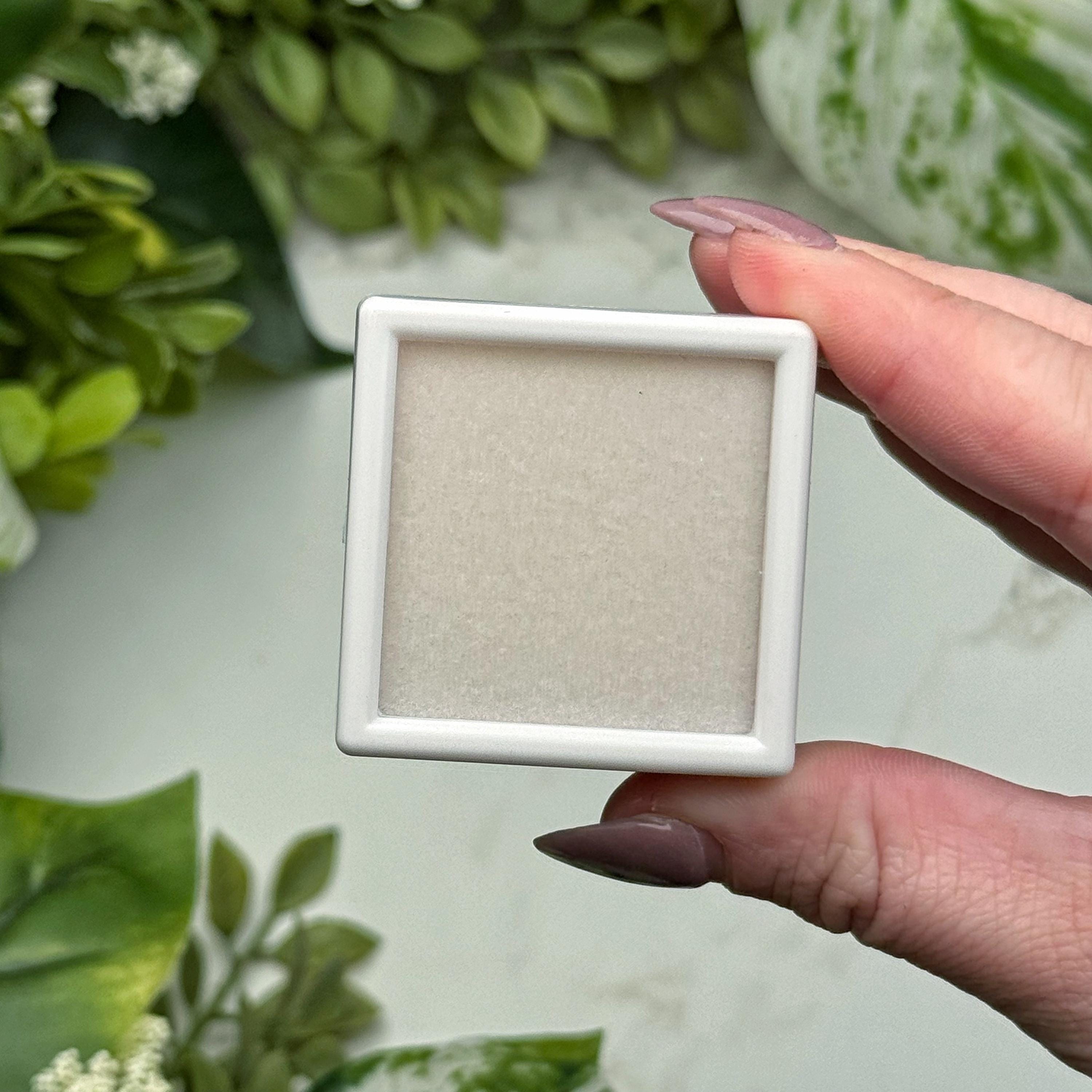 Clear Square Crystal Display Container | 1 5/8 in | - (holder for ...