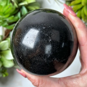 Esfera de turmalina negra - #2