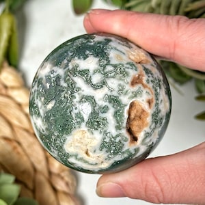 Moss Agate Sphere - #5