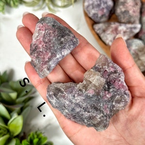 Raw Unicorn Stone Lepidolite Pink Tourmaline Smokey Quartz No. 851 image 2