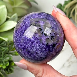 Charoite Sphere - #4