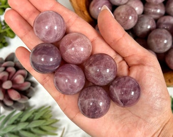 Lavender Rose Quartz Sphere - Heart Chakra - No. 517