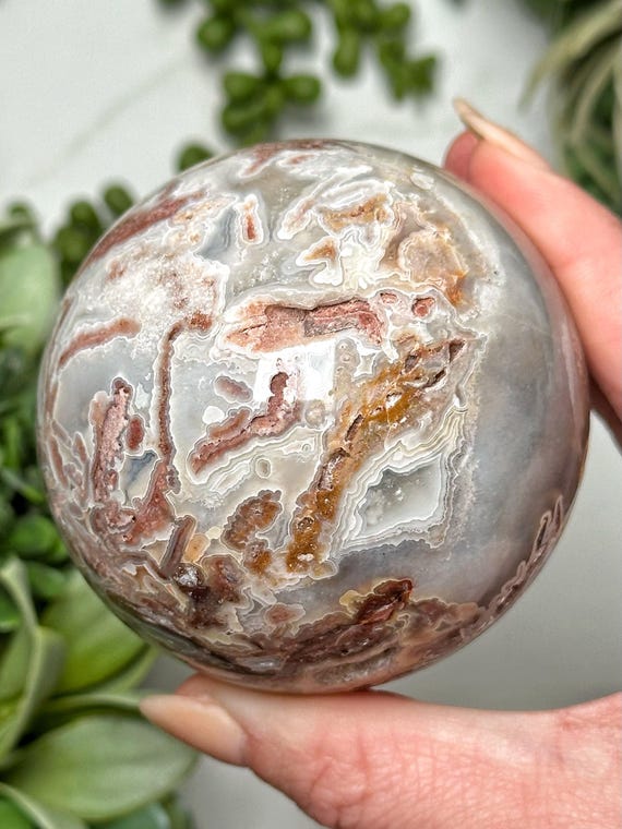 クレイジーレースアゲート　スフィア　約59mm クレイジーレースアゲート スフィア 約59mm - メルカリ