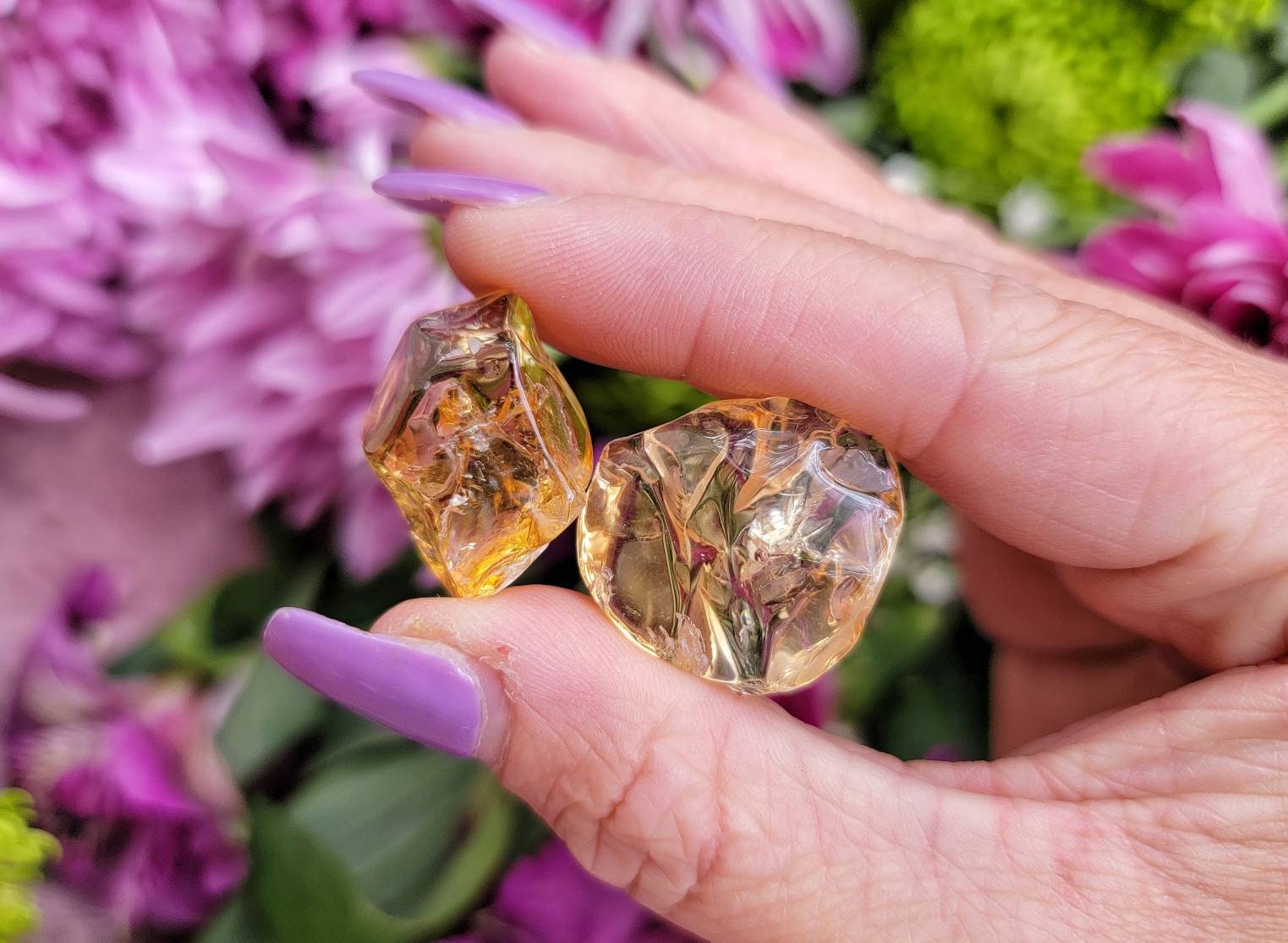 Zambian Citrine Tumble - Extremely High Quality - 100% Natural Color …