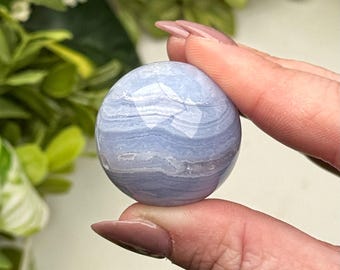 ブルーレースアゲートスフィア - #20 - Etsy 日本