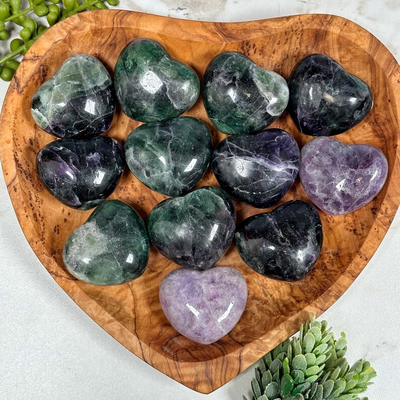 Fluorite Puffy Heart No. 224 image 3