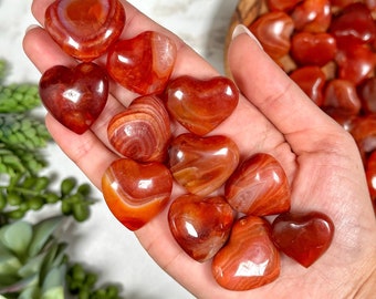 Small Carnelian Heart - Sacral Chakra - No. 205