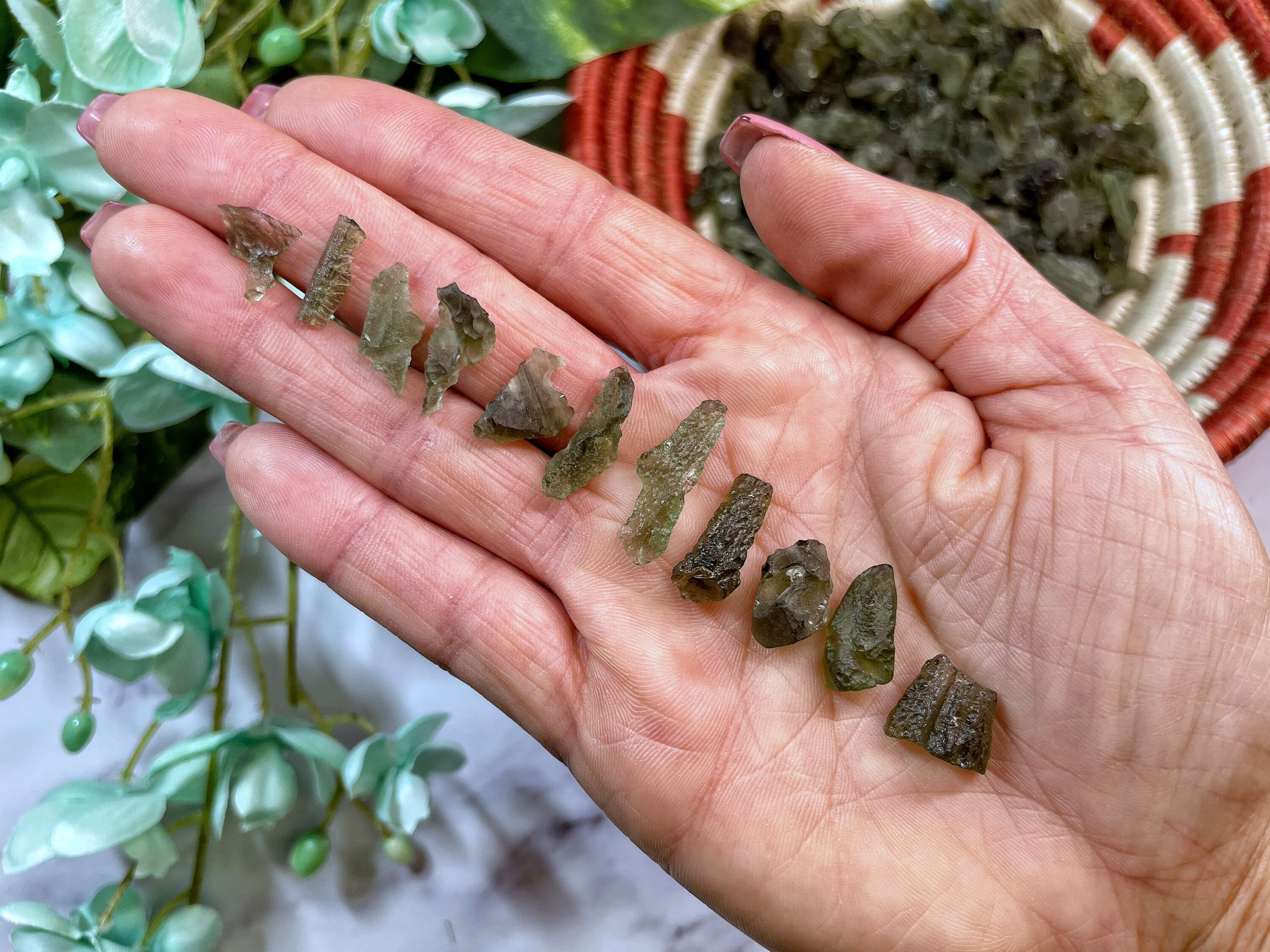 0.1g to 1.1g Moldavite from Czech Republic - "The Stone of Trans…