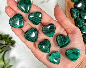 Mini Malachite Heart - Heart Chakra - No. 227