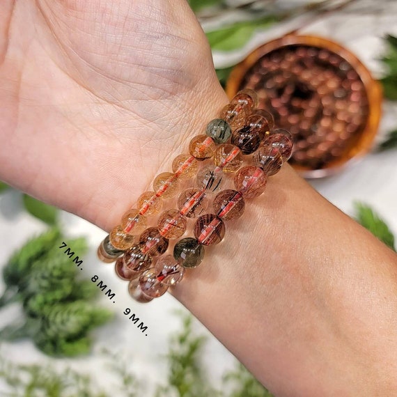High Quality Mixed Rutile in Quartz Bracelet - All Chakras High Quality Mixed Rutile in Quartz Bracelet - All Chakras