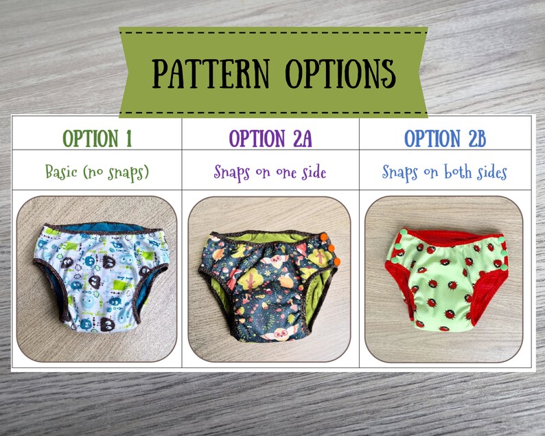Cloth training pants SEWING PATTERN for potty training Etsy