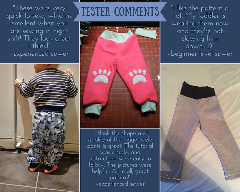 Grow With Me Pants Sewing PATTERN Baby Joggers Easy Pdf Etsy Australia