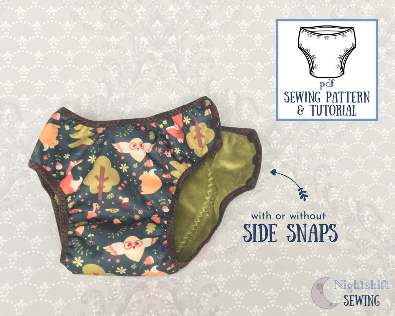 Cloth training pants SEWING PATTERN for potty training Etsy