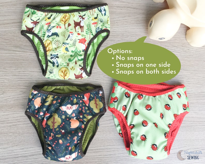 Cloth training pants SEWING PATTERN for potty training Etsy