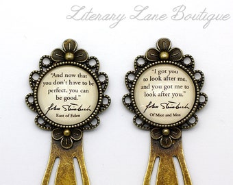 John Steinbeck Quote Bookmark, Literary Gift