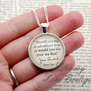 The Great Gatsby, 'I Hope She'll Be A Fool', F. Scott Fitzgerald Quote Necklace or Keyring, Keychain. image 3