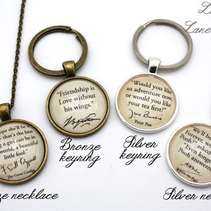 Friedrich Nietzsche, 'Those Who Were Seen Dancing', Quote Necklace or Keyring, Keychain. image 2
