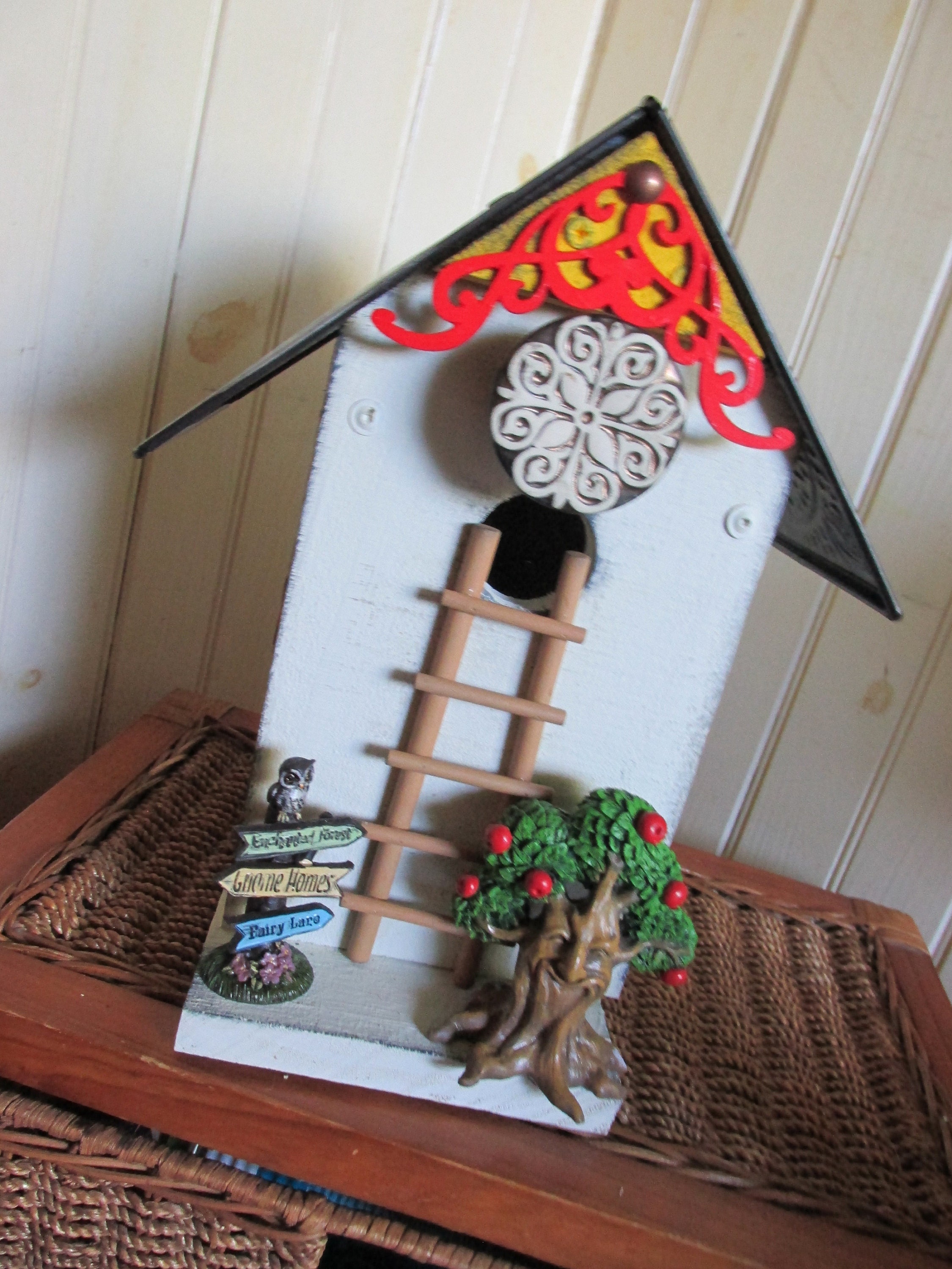 Enchanted Forest Birdhouse Fairy Theme Magical Bird house Etsy