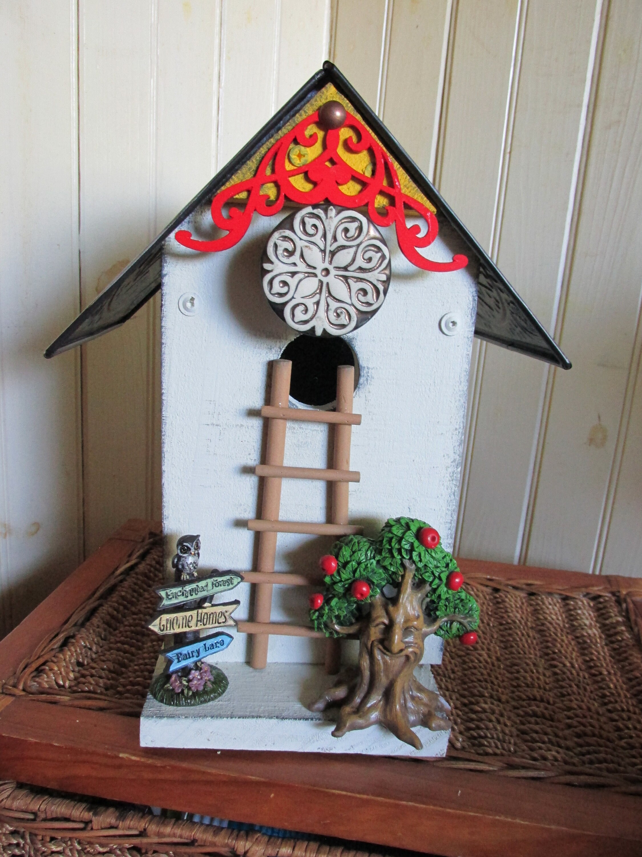 Enchanted Forest Birdhouse Fairy Theme Magical Bird house Etsy
