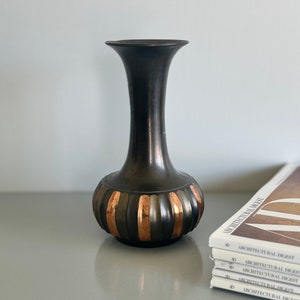 Vintage Vase Brass and Copper MCM Decor *RARE*