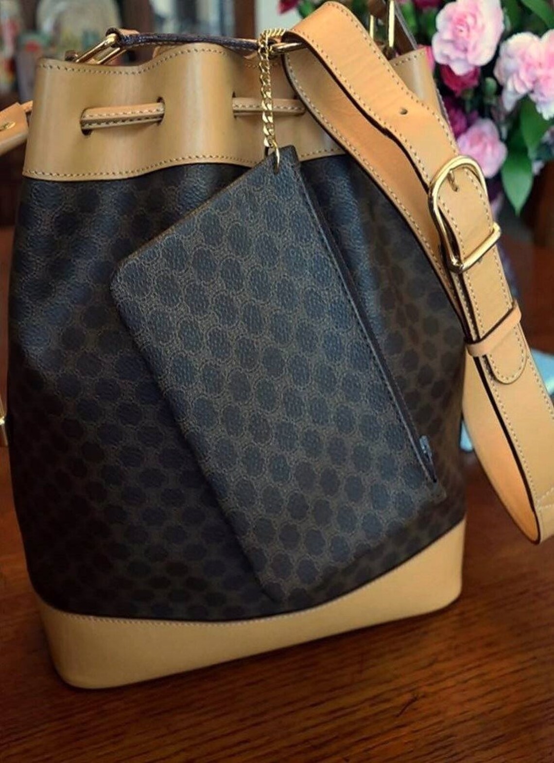 Authentic Celine Bucket Shoulder Bag Etsy