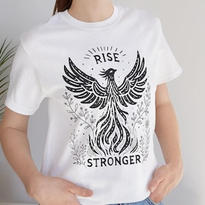 Phoenix Shirt Mythical Creature Phoenix Tee Graphic Shirt Gift for Her Gift for Mythology Lovers Mythological creature Folk Art Shirt