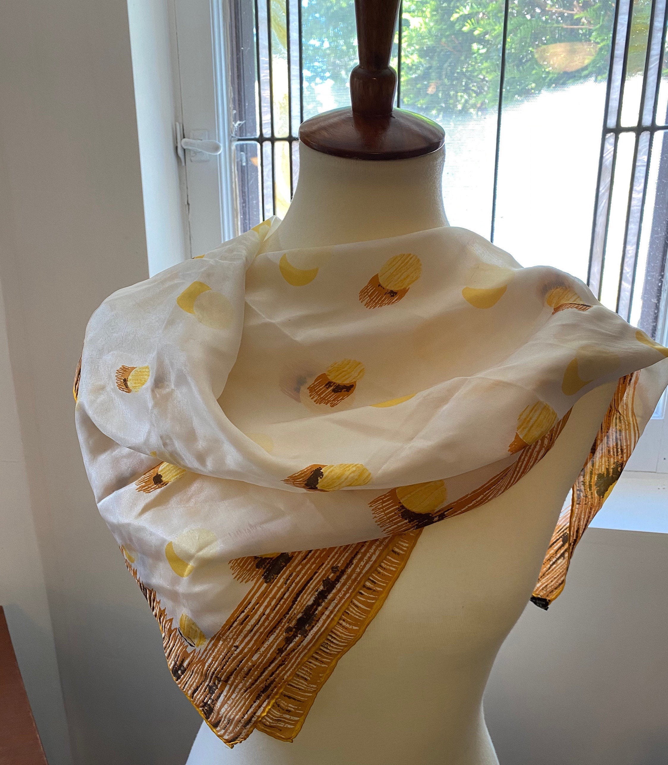Ladies 100% Silk Oblong Scarf – Priory in the USA Gift Shop