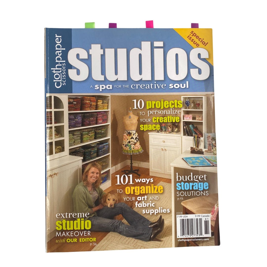 First Studio Magazine Cloth Paper Scissors Studios Magazine - Special Issue - Creative Space ...