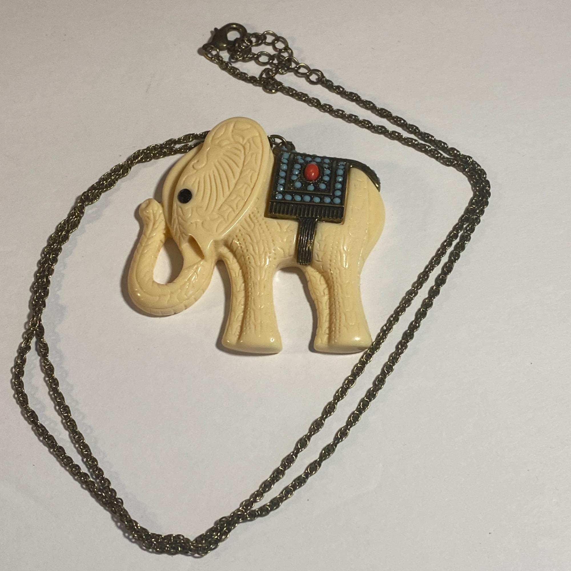 Blue Elephant Ivory - Etsy