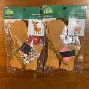 2 Reindeer Craft Kit Christmas Crafts 5532627 Makes 6