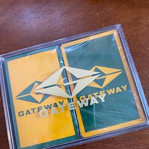 Gateway Co. Promo Playing Cards: New Decks, Yellow & Green