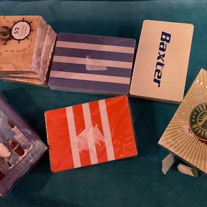 Poker cards | NIB | Deck of Cards | Ephemera playing cards | set of playing cards | vintage playing cards | full deck | vintage Christmas