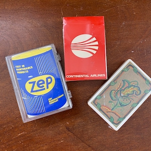 Poker cards |  Deck of Cards | Ephemera playing cards | playing cards | vintage bridge  cards | full deck set  52 cards Zep, Continental