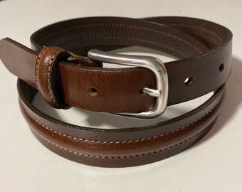 Eddie Bauer USA Made Genuine Italian Leather Worn in Unisex  display picture 1