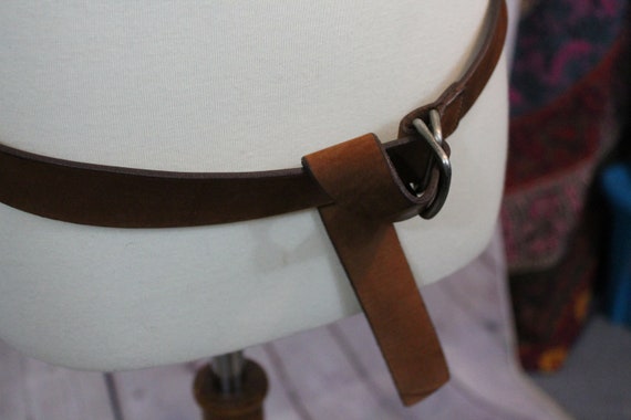 brooks brothers leather belt