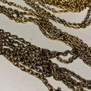 Eleven gold chain | simple necklace | 23.5” long | jewelry making |