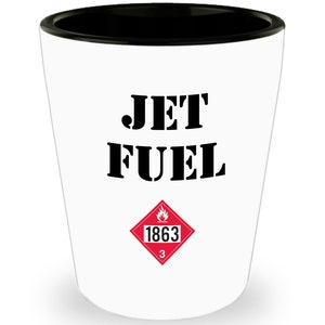 Pilot - Flight Attendant Jet Fuel Shot Glass