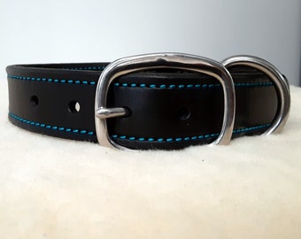 Stitched Leather Dog Collars