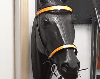 Neon Orange Sparkle / Glitter / Bling Browband, Cavesson, or Breast Strap