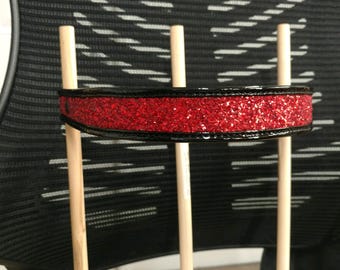 Red Sparkle / Glitter / Bling Browband, Cavesson, or Breast Strap