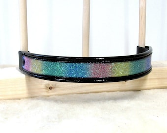 Rainbow Sparkle / Glitter / Bling Browband, Cavesson, or Breast Strap