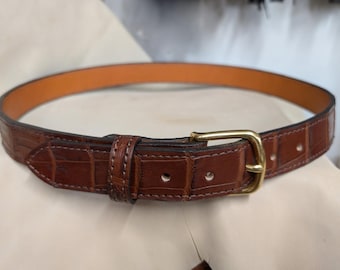 Genuine Crocodile Belt