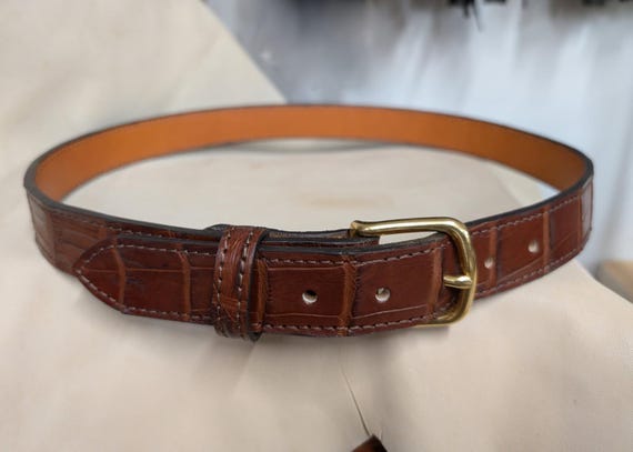 Genuine Crocodile Belt