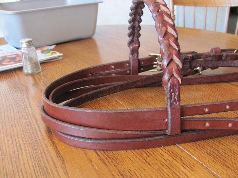 New! Nylon One Eared Quick Change Bridle – Purple